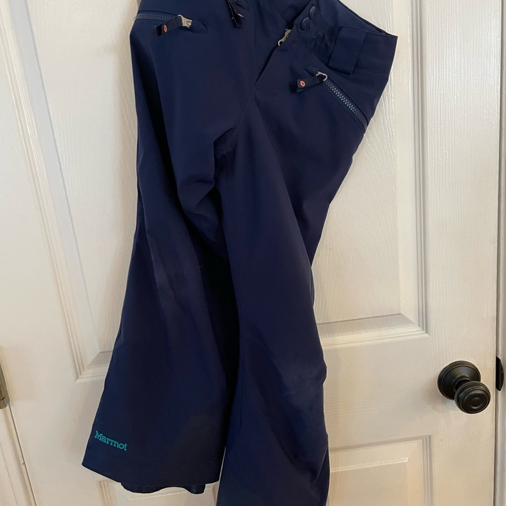 Marmot Navy Blue Snow Pants
